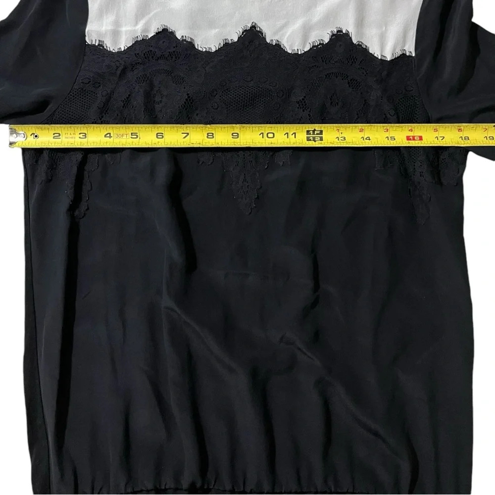 Maje Black and Cream Dress - Picture 5 of 6